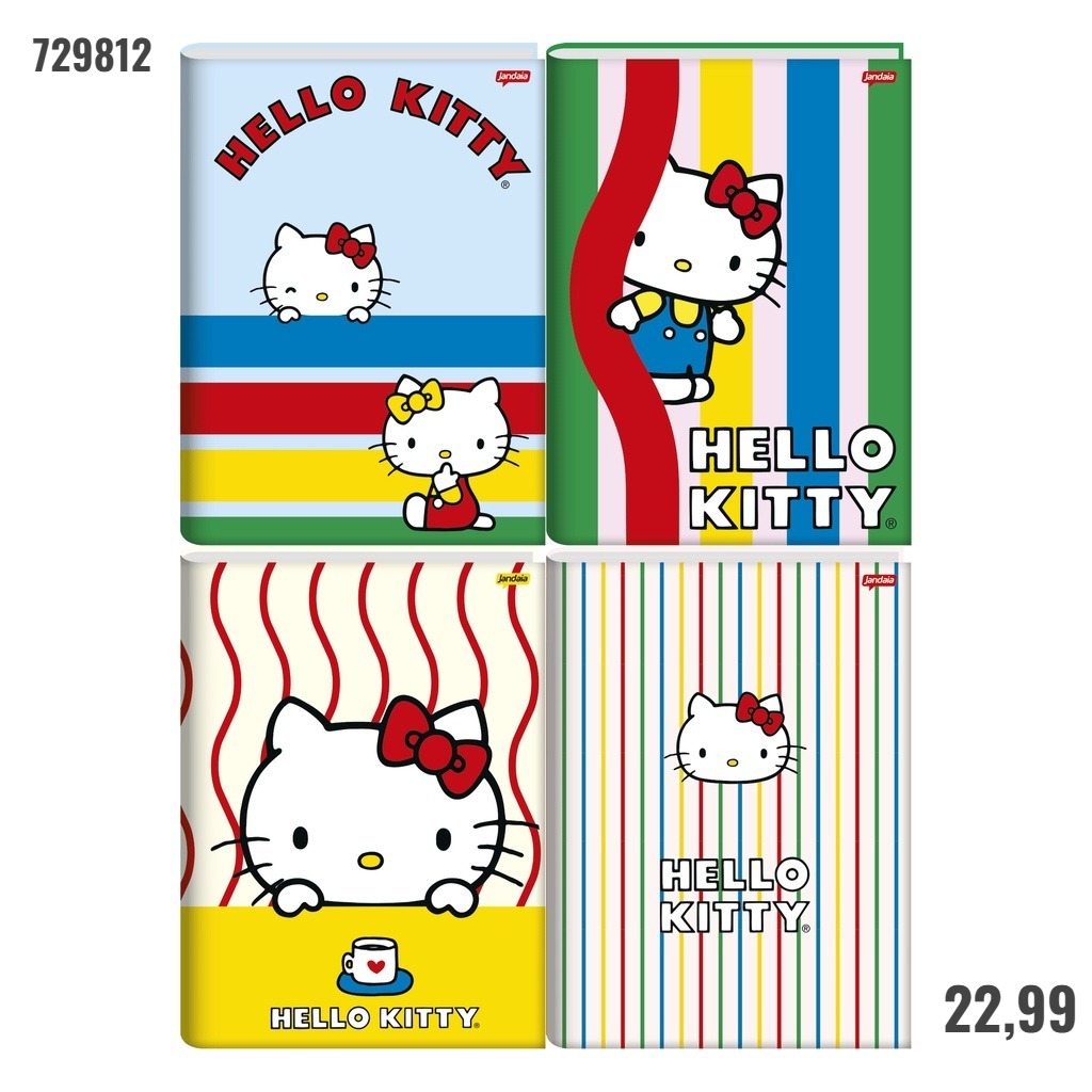 CADERNO BROCHURA JANDAIA HELLO KITTY